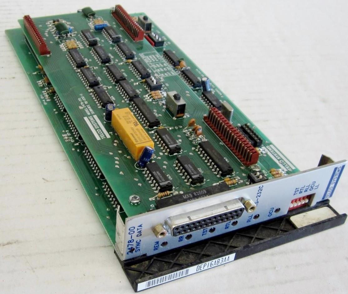 Primary image for TELCO SYSTEMS 2478-00 SBRTE RS232C DA CHANNEL CARD FOR TELECOM SYSTEM