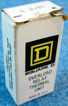 Square D A3.95 De A3.95 De Overload Relay Thermal Unit   New - £7.61 GBP