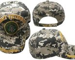 United States Army Veteran CAMO Embroidered Baseball HAT USA Vet Seal Ca... - £8.56 GBP