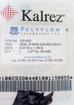 KALREZ 1201833 END CAP ISC GLASS NEB O-RING FOR INERT SPRAY CHAMBER - NEW - $19.21
