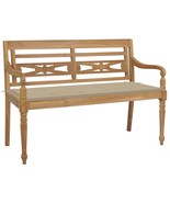 Bench Teak wood, Beige Solid Teak Wood Medium Tough - $468.99