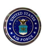Air Force - 3&quot; Reflective Decal (Circular Seal) - £2.13 GBP