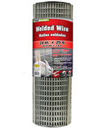 24&quot; x 25&#39;, 1&quot; x 1/2&quot; Mesh, Galvanized, Welded Wire, 16 Gauge. 742786 - $62.29