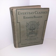 Everyday Classic Eighth Reader School Book 1919 Tennyson Wordsworth Shakespeare - £8.74 GBP
