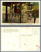 GEORGIA Postcard - Warm Springs, Little White House, Old Stage Coach F3 - £2.21 GBP