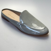 BANANA REPUBLIC Women’s Shoes Gray Patent Leather Flat Mules Size 11 - £42.47 GBP
