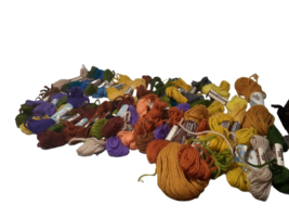 46 Lot Brunsana Bucilla Bernatt 100% Wool Yarn Needlepoint &amp; Crewel Persian type - £25.33 GBP