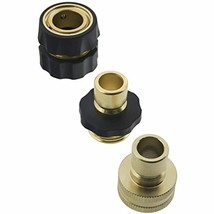 Garden Hose Pressure Washer Quick Connector Kit With Male Female Connect... - £24.21 GBP