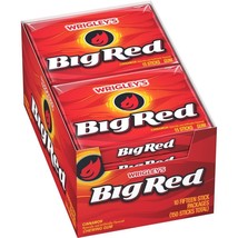 BIG RED WRIGLEY&#39;S Cinnamon Chewing Gum Bulk Pack, 15 Count(Pack of 10) - £15.81 GBP