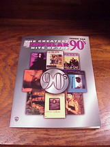 The Greatest Popular Hits of 90&#39;s for Tenor Sax Song Book, 1990&#39;s, 47 songs - £7.03 GBP