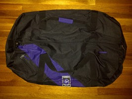 Ciao Colorado Wildlife Black Purple Travel Luggage Gym Duffle Duffel Hug... - $49.99