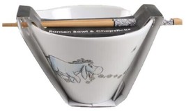 Disney ~ Ramen Bowl &amp; Chopsticks Set ~ Winnie the Pooh &amp; Friends ~ Daisy... - $50.00