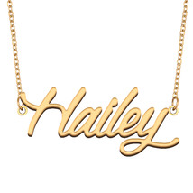 Hailey Name Necklace for Best Friend Family Member Birthday Christmas Gift - £12.52 GBP