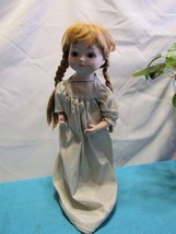 18&quot; Ceramic Doll with Stand SCA Society Creative Anachronism Child Toy Dress Up - £23.02 GBP