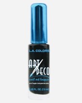 L.A.Colors Art Deco Nail Art***Black CBNA531 0.25 Fl oz/7.5 M L~New~Sealed - £8.42 GBP