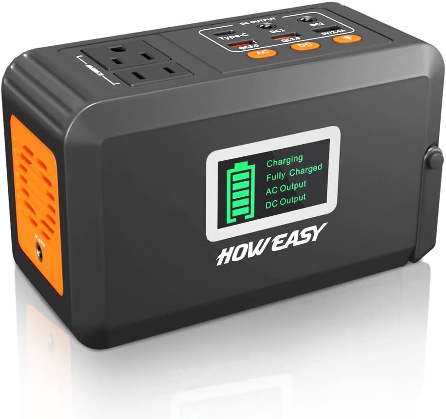 Primary image for Howeasy 120W Portable Power Station, 88Wh Solar Generator, Lithium Battery Power