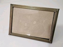 Vintage 5x7 Metal Photo Frame - Very Nice! 1920s Era - $17.77