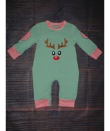 NEW Boutique Christmas Reindeer Baby Boys Girls Long Sleeve Romper Jumpsuit - $258.70 MXN