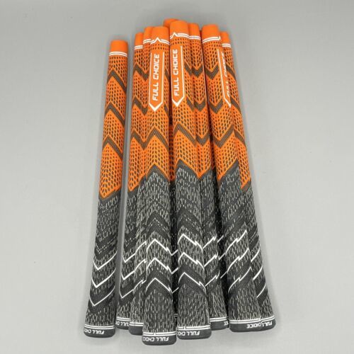 Primary image for Twelve Full Choice Orange/Gray Golf Grips Anti-Slip Performance Rubber Standard