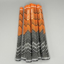 Twelve Full Choice Orange/Gray Golf Grips Anti-Slip Performance Rubber S... - £38.93 GBP