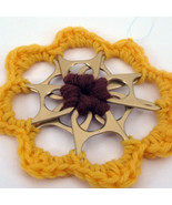 Brown Eyed Susan Daisy Can Tab Christmas Ornament - $8.20 CAD