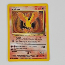 Pokémon TCG Moltres Fossil 12/62 Holo Unlimited Holo Rare - £18.68 GBP