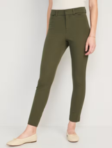 Old Navy Pixie Skinny Ankle Dress Pants Womens 0 Olive Green High Rise NEW - $26.60