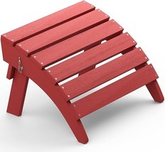 SERWALL Folding Adirondack Footrest, All Weather Adirondack Ottoman Without Asse - £44.78 GBP