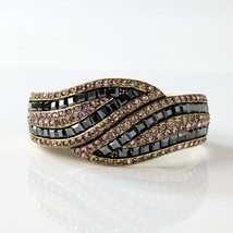 Heidi Daus Sparkling Obsession Bracelet Light Rose 6-3/4 inches S/M - £94.92 GBP