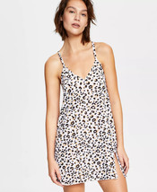 MIKEN Swim Cover Up Dress White Cheetah Print Size Medium $28 - NWT - £7.18 GBP