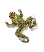 Heidi Daus Frog Crystal Pin Brooch - £44.64 GBP