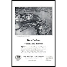 1924 National City Bank B&amp;O Railroad Terminal Baltimore Vintage Print Ad Photo - £8.94 GBP