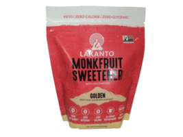 Lakanto Monkfruit Sweeter Golden Raw Cane Sugar Replacement 8.29 Ounces New - £8.39 GBP