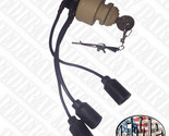 TAN KEYED IGNITION SWITCH +M16 KEY CHAIN ORIGINAL HUMVEE PLUG PLAY MILIT... - £47.74 GBP