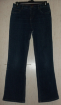 EXCELLENT WOMENS WOOLRICH 5 POCKET COMFORT WAIST DISTRESSED BLUE JEANS  ... - £25.75 GBP