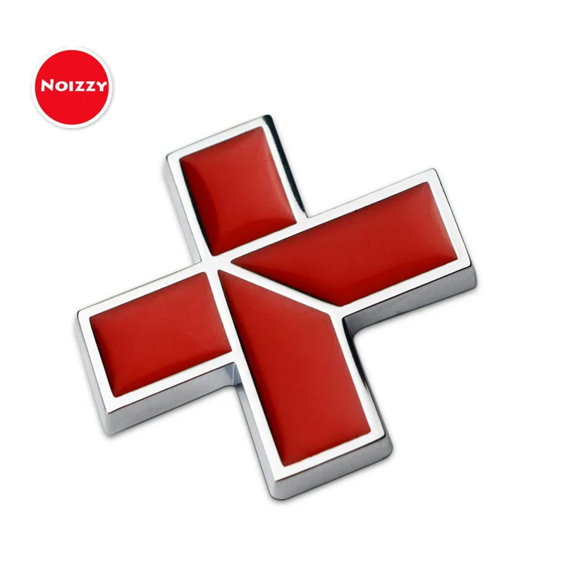  red cross plus car sticker motorcycle auto badge emblem 3d metal tailgate sedan fender thumb200
