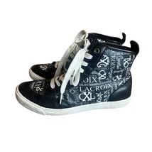 Christian Lacroix High Top Sneakers Tennis Shoes Spellout Graphic Size 8... - $72.57