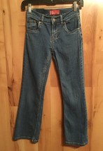 Levi’s 517 Jeans For Girls Flare Size 8 Regular Five Pocket Med Wash Stretchy - £6.99 GBP