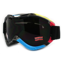 Ski Snowboard Goggles Anti Fog Shatter Proof Lens Geometric Design - £16.53 GBP