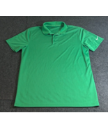 Nike Golf Dri Fit Blank Polo Green Men&#39;s Size Large 725518-306 Standard Fit - $12.81