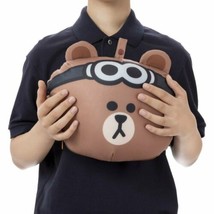 [Japan Only] Minions X Brown &amp; Friends Reversible Neck Cushion 330×90×33... - $108.86