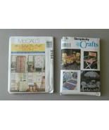 Simplicity Pattern 7159 Crafts &amp; Mccall&#39;s Pattern 2164 Storage cover-ups - $6.00