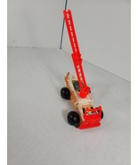 Vintage 1968 Fisher Price Little People Fire Truck Engine 720 Wood Toy 8... - $228.28 MXN