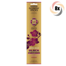 8x Packs Gonesh Extra Rich Black Orchid Incense Sticks | 20 Sticks Per Pack - £14.34 GBP