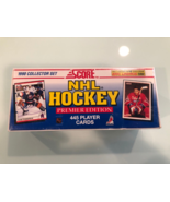 1990-91 SCORE HOCKEY SET PREMIER EDITION FACTORY SEALED (ENGLISH) - $17.00
