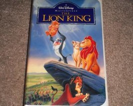 Walt Disney Masterpiece VHS The Lion King Childrens 1995 Movie - £7.07 GBP