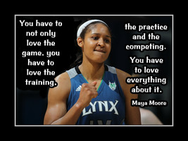 Rare Inspirational Maya Moore Basketball Motivation Poster Unique Gift - $19.99+