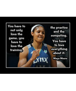 Rare Inspirational Maya Moore Basketball Motivation Poster Unique Gift - £15.74 GBP+