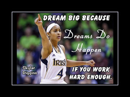 Inspirational Skylar Diggins Basketball Motivation Poster Birthday Gift ... - $21.99+