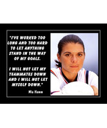 Mia Hamm Soccer Inspirational Quote Poster Print Daughter Motivation Wal... - £18.08 GBP+
